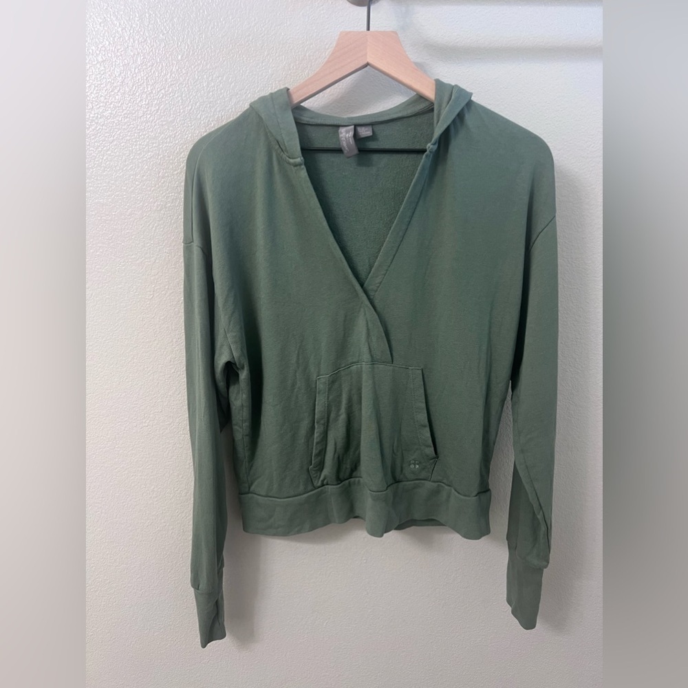 Sweaty Betty Green Hoodie Sweatshirt XS